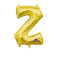 Anagram 16 in. Letter Z Gold Supershape Foil Balloon 78510